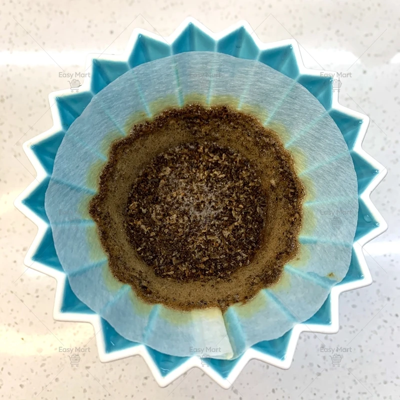 Coffee Filter Paper Single Product Hand Flushing Drip V60 Filter Cup Hemp Fiber White