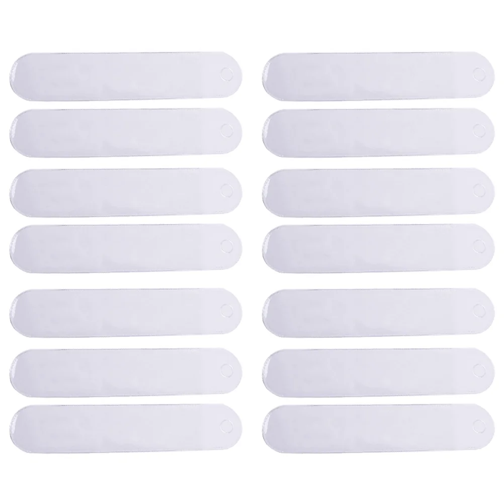 25 Pcs Packaging Bags Pen Case Transparent Storage Gift Packing Pouch White Single Pencil