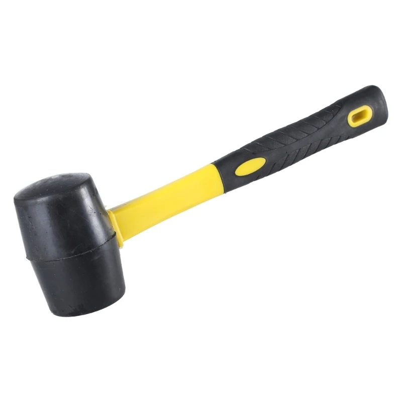 Rubber Mallet Hammer Tool Woodworking Camping Hammer Handle Soft Blow Mallet Hammer Rubber Small Hammer For Craft