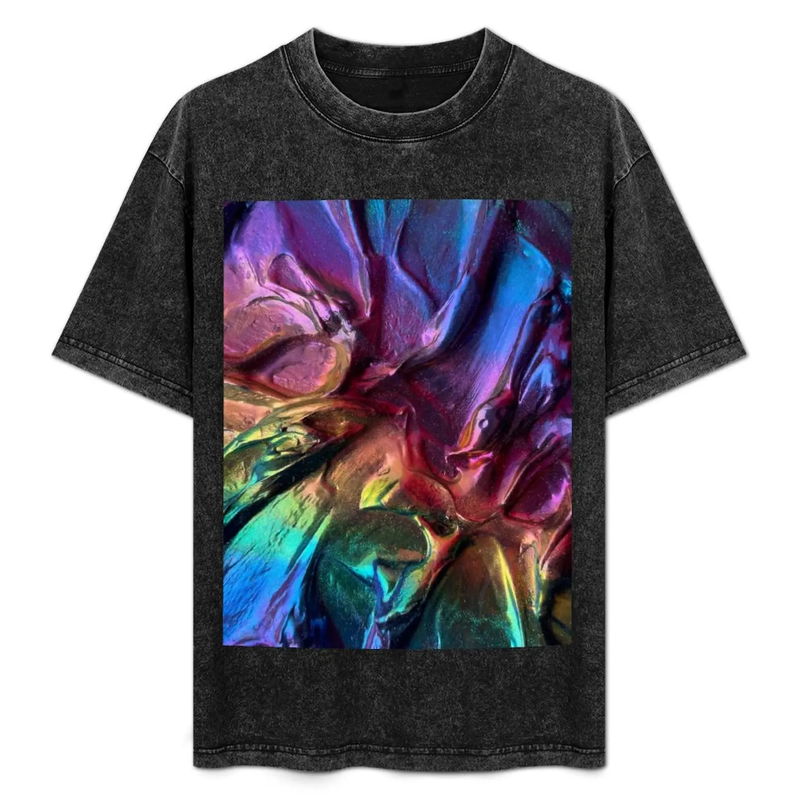 

Textured Oil Slick T-Shirt vintage customs design your own funny t shirts for men