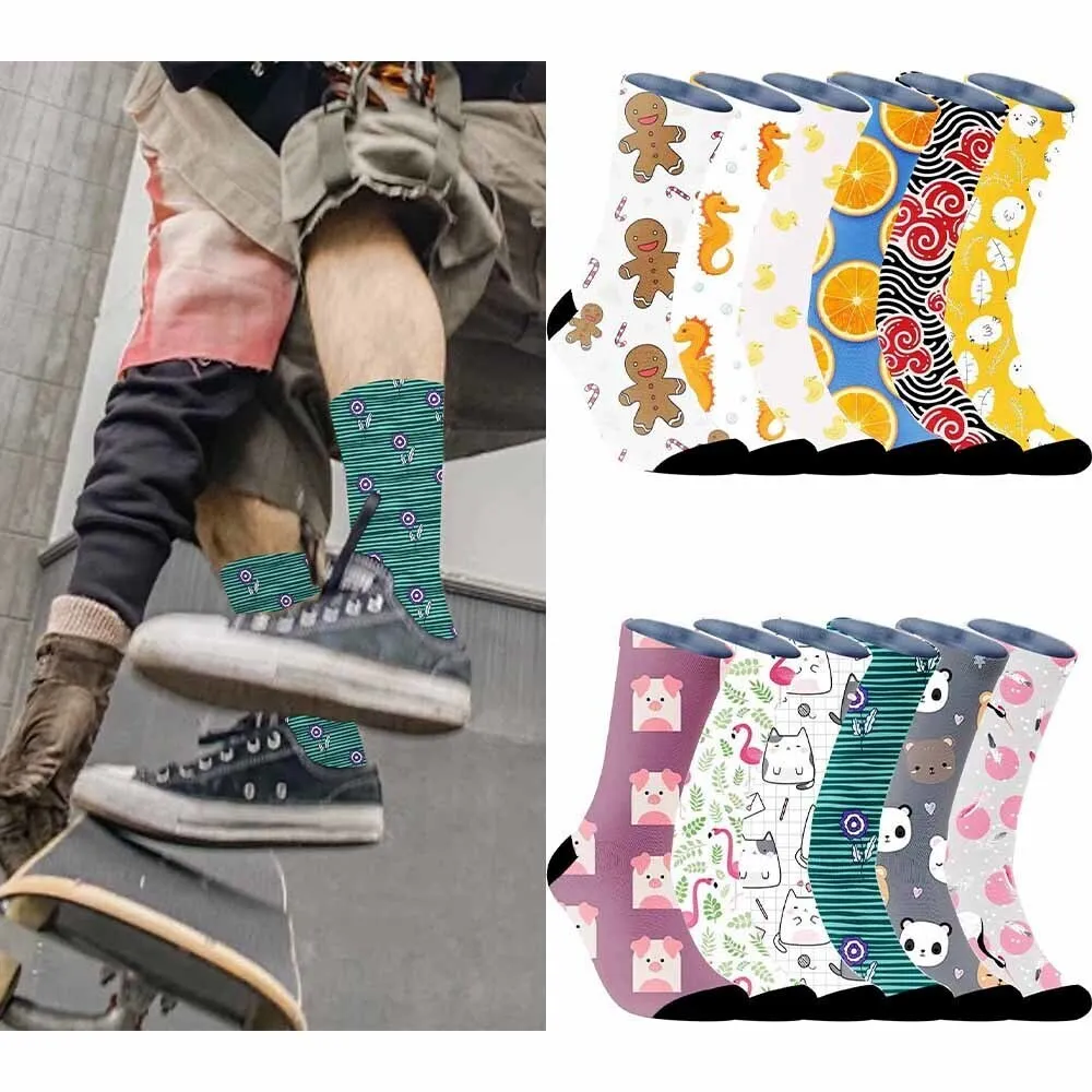 Giocosi calzini unisex performanti con stampa di pollo pasquale – Ultra traspiranti, traspiranti e resistenti all'umidità per ciclismo/correre!