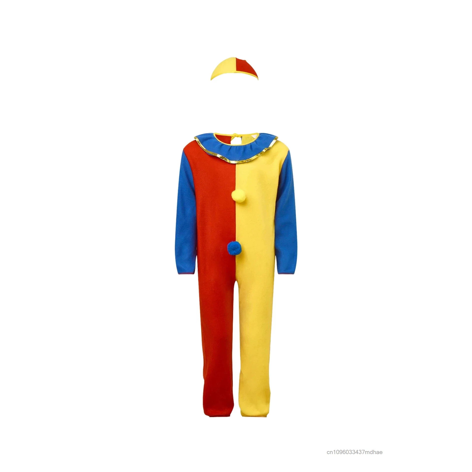 Clown Cosplay Costume for Mädchen Junge Joker Jumpsuit Halloween Enfant's Day Carnival School Party Stage Performance Outfit