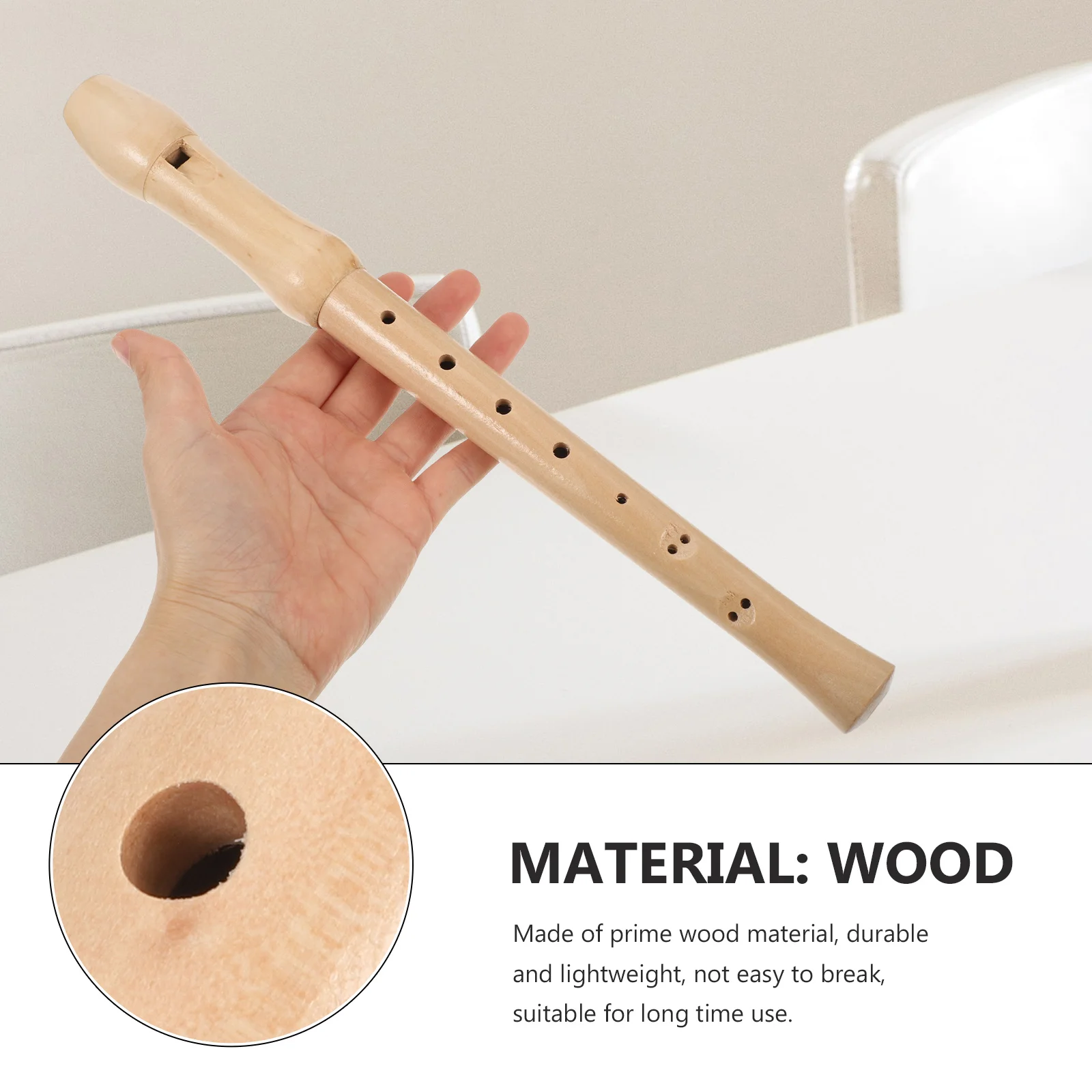 

8-Hole Soprano Recorder Flute Kids Children Beginner Woodwind Clarinet Educational Musical Instrument Student Practice Wind