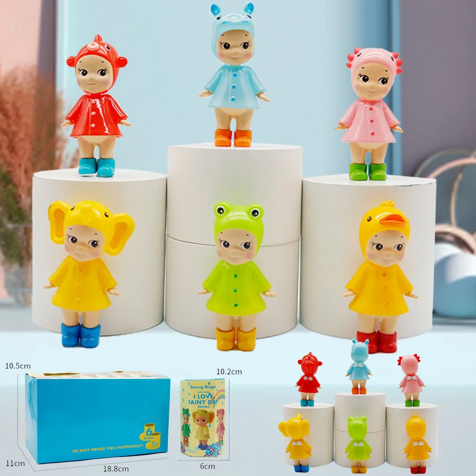 

Angel doll Mini Figure I Love Rainy Day Series Series Toy for Girl Mystery Box Frog Gift