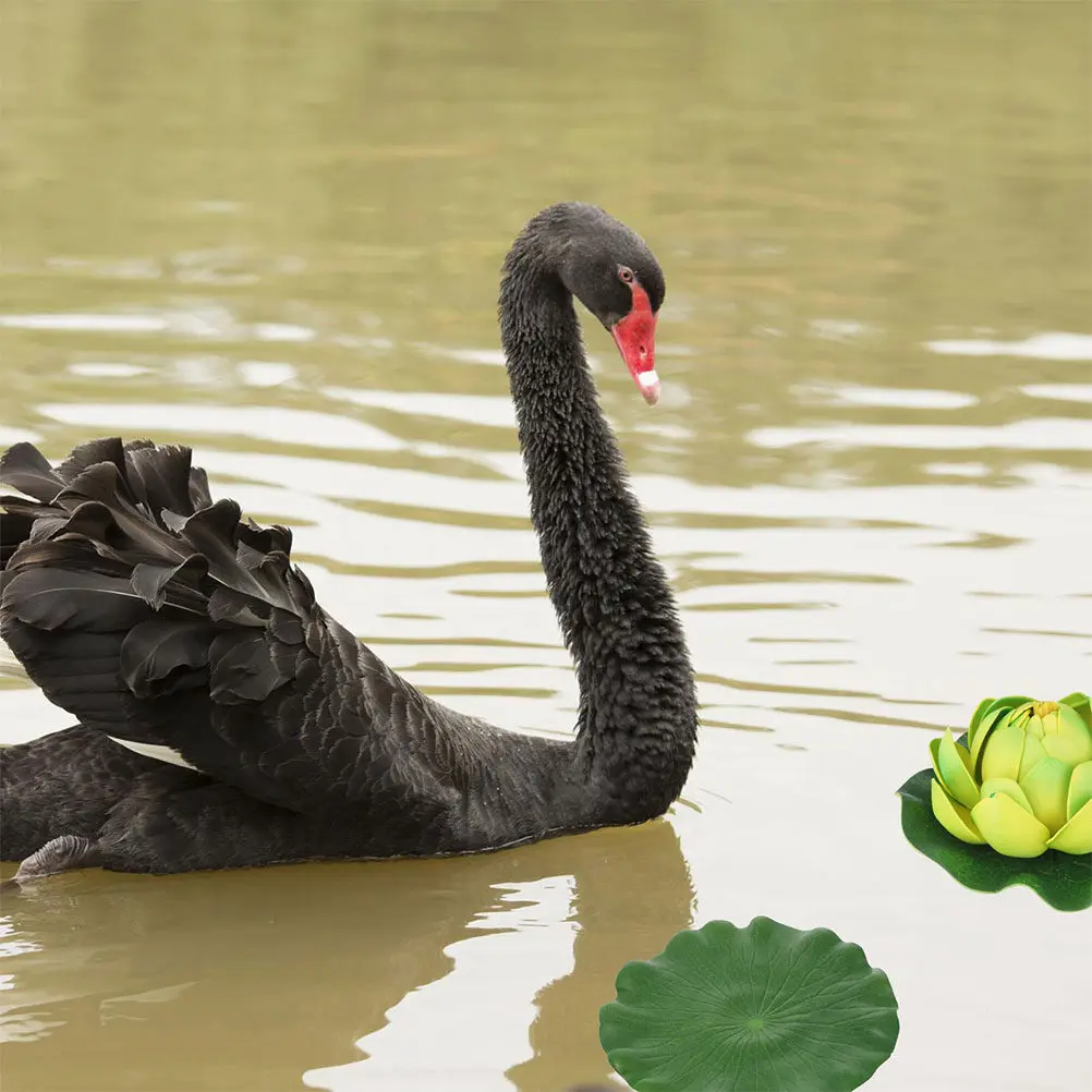 15Pcs Lifelike Lily Pads for Aquariums Ponds Floating Pond Plants Realistic Greenery Decor Fade Proof Easy Maintenance Aquatic