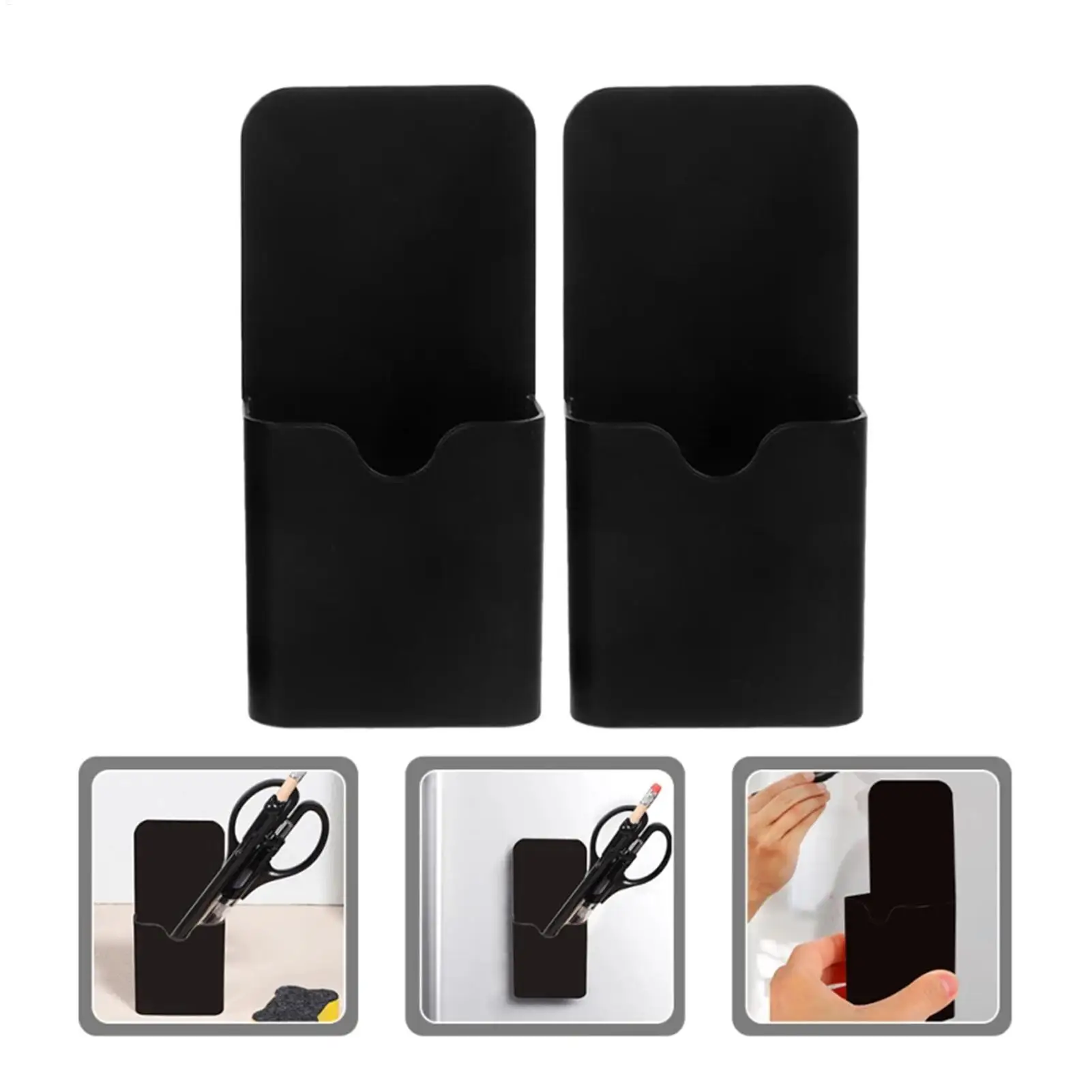 Magnet Pen Holder for Fridge whiteboard marker storage box wall-mounted magnetic pen holder for blackboard storage cabinet