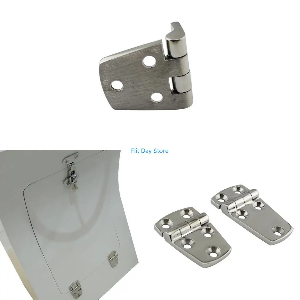 F92C Marine Door Hinges Stainless Steel Boat Flush Door for Marine Cabin Door