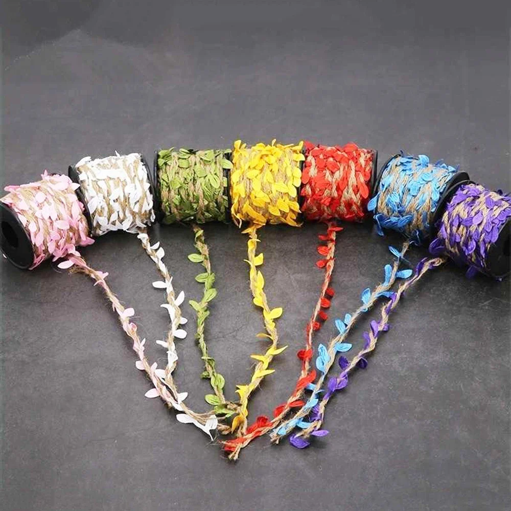 Decoration Cable Winding Flower Rattan Hemp Rope Wire to Cover The Living Room Fashion Wall Balcony Climbing Vine Ceiling Wire