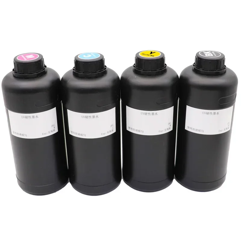 1000ML LED Curable UV Ink For Ricoh Gen3 Gen4 Gen4L Gen5 Gen5i Gen5S Gen6 G3 G4 G5 G5i G6 Printhead Rigid & Flexible Type UV Ink