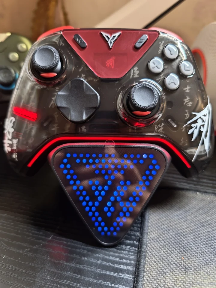 Salesl Flydigi Apex 5 WUCHANG Fallen Feathers Limited 3-modus gamecontroller RGB-lichtstrip Kleur interactief display PC NS