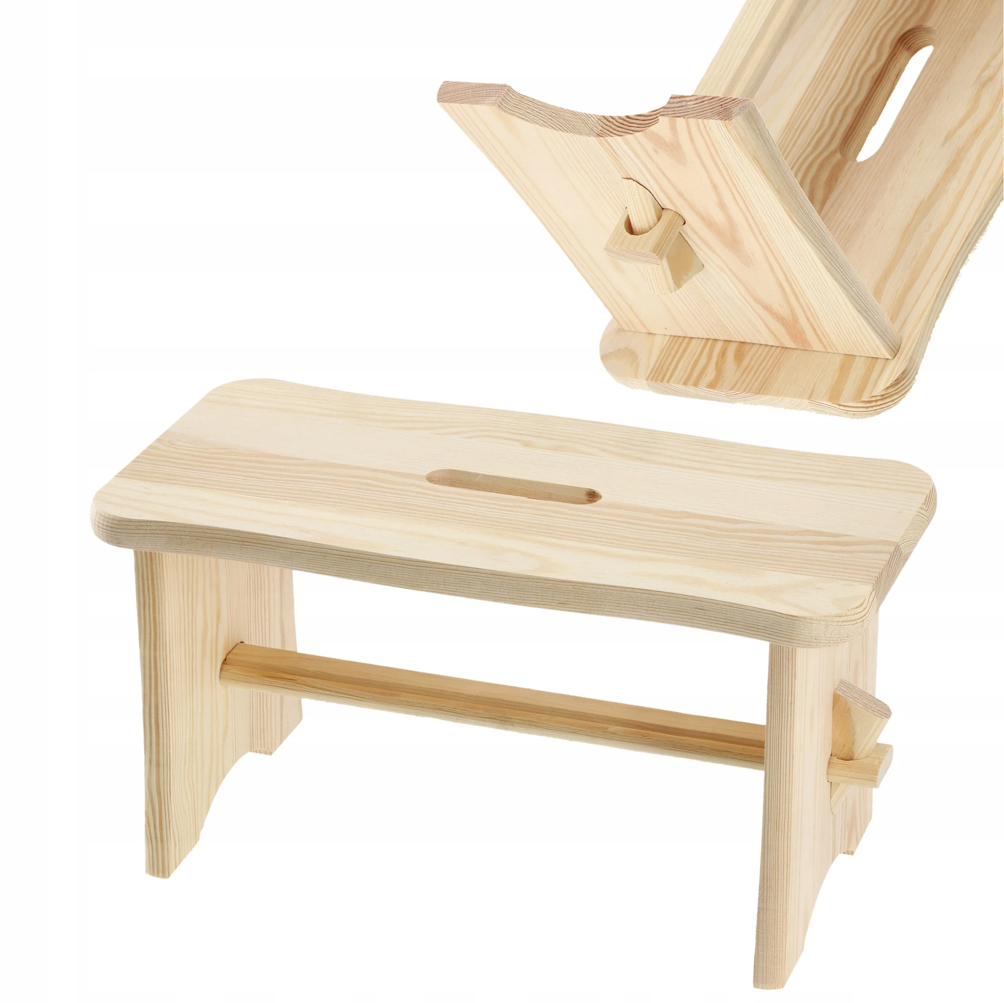 KADAX-taburete de madera para cocina, silla de 39cm, sólida, Roaring, Understand