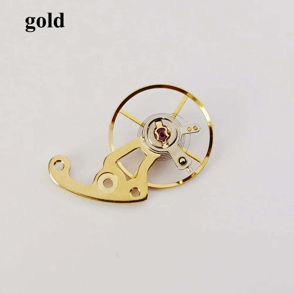 Watch Movement Accessories Balance Wheel Assembly, Balance Wheel + Swing Splint Set Suitable for 7120 Movement Watch Repair Part