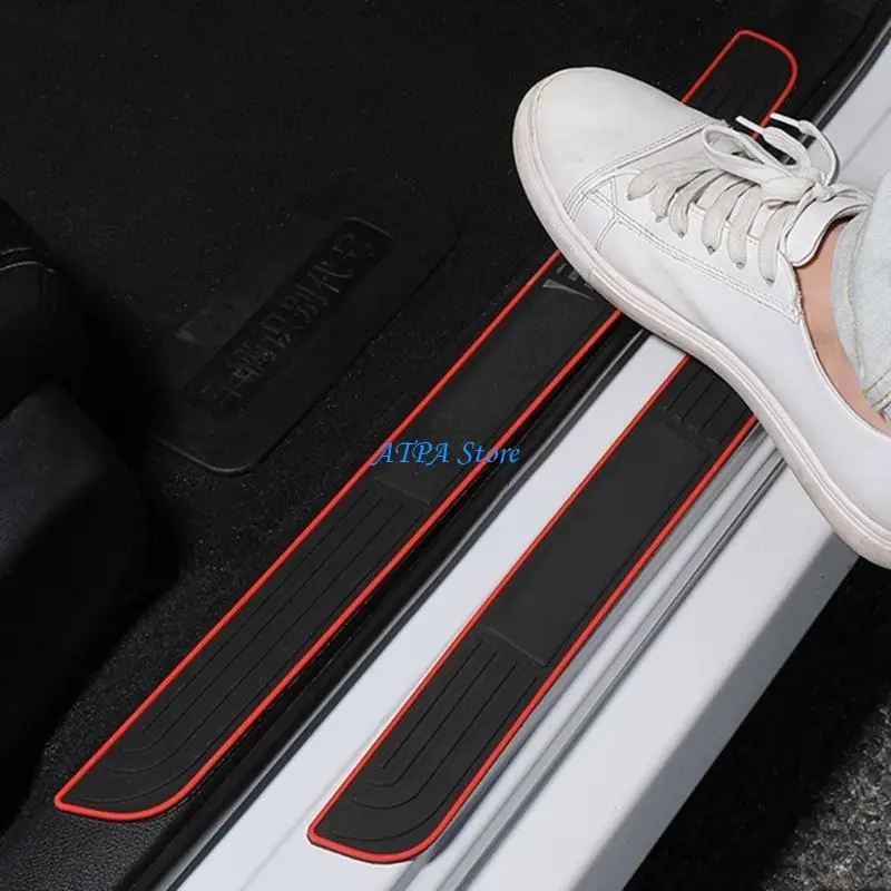 

U13C Car Door Sill Plate Protector Welcome Pedal Protector Cover Door Protector