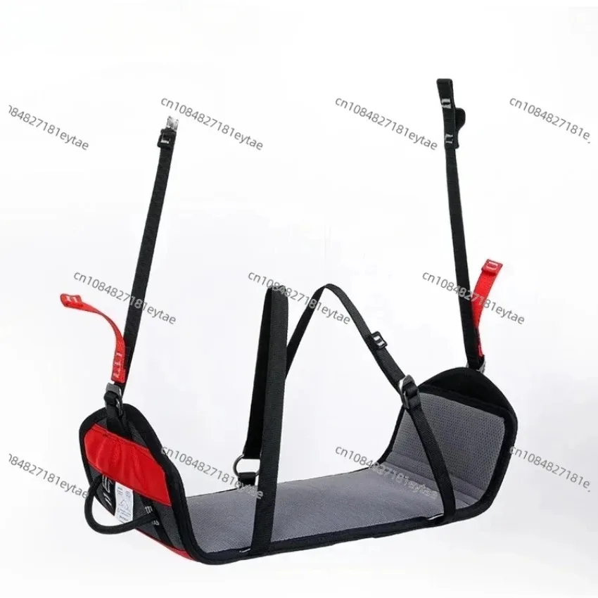 Aluminum Nylon Suspension Seat With Safety Harness Lightweight Shock Absorbing Saddle For High Altitude Working
