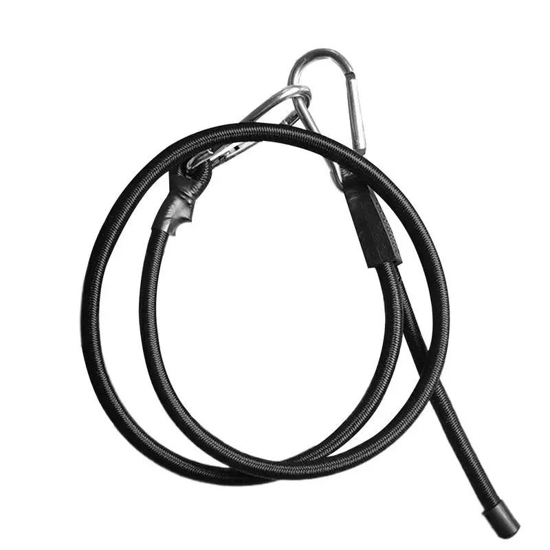 motorcycle Bungee Cords Truck Lashing Cords UV-Resistant Elastic Straps with Clips Outdoor Luggage Rope Carabiner Bungee Cord
