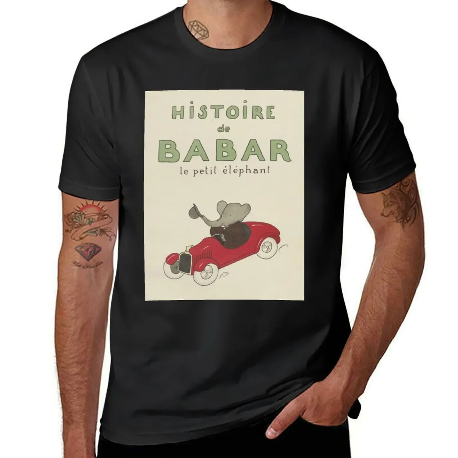 Histoire de Babar T-Shirt cheap stuff korean fashion Short sleeve tee plus sizes mens designer t shirt