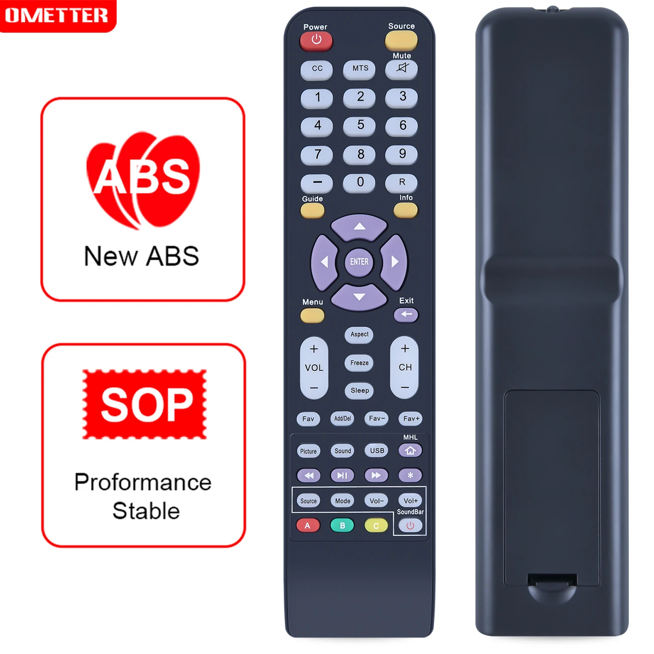 New 142021270009C Remote Control for Sceptre 55” LED 4K TV U550CV-UMC U650CV-UMC