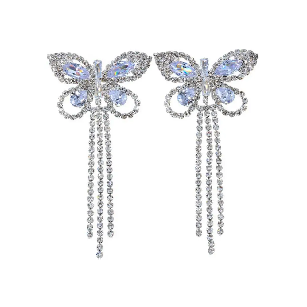 حجر الراين فراشة شرابة ملصقات الحلمة للنساء ، أعلى بيكيني مثير ، الهذيان المثيرة سلسلة الصدر الكريستال ، مجوهرات الحميمة ، الطرف