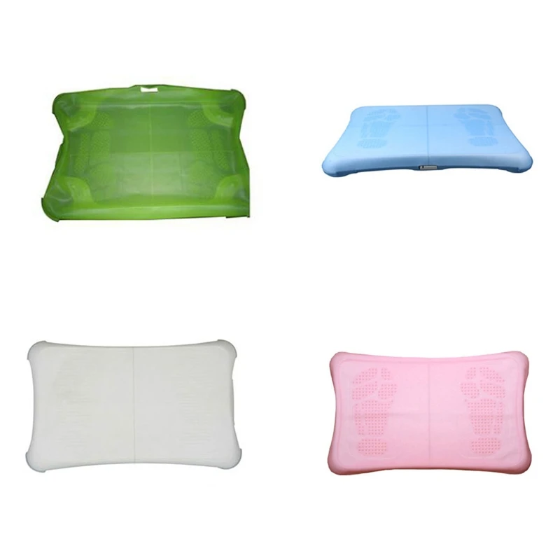 Blue /Green/White /Pink Soft Lightweight Sleeve Silicone Skin for Case for Wii Fit Waterproof Board Silicon