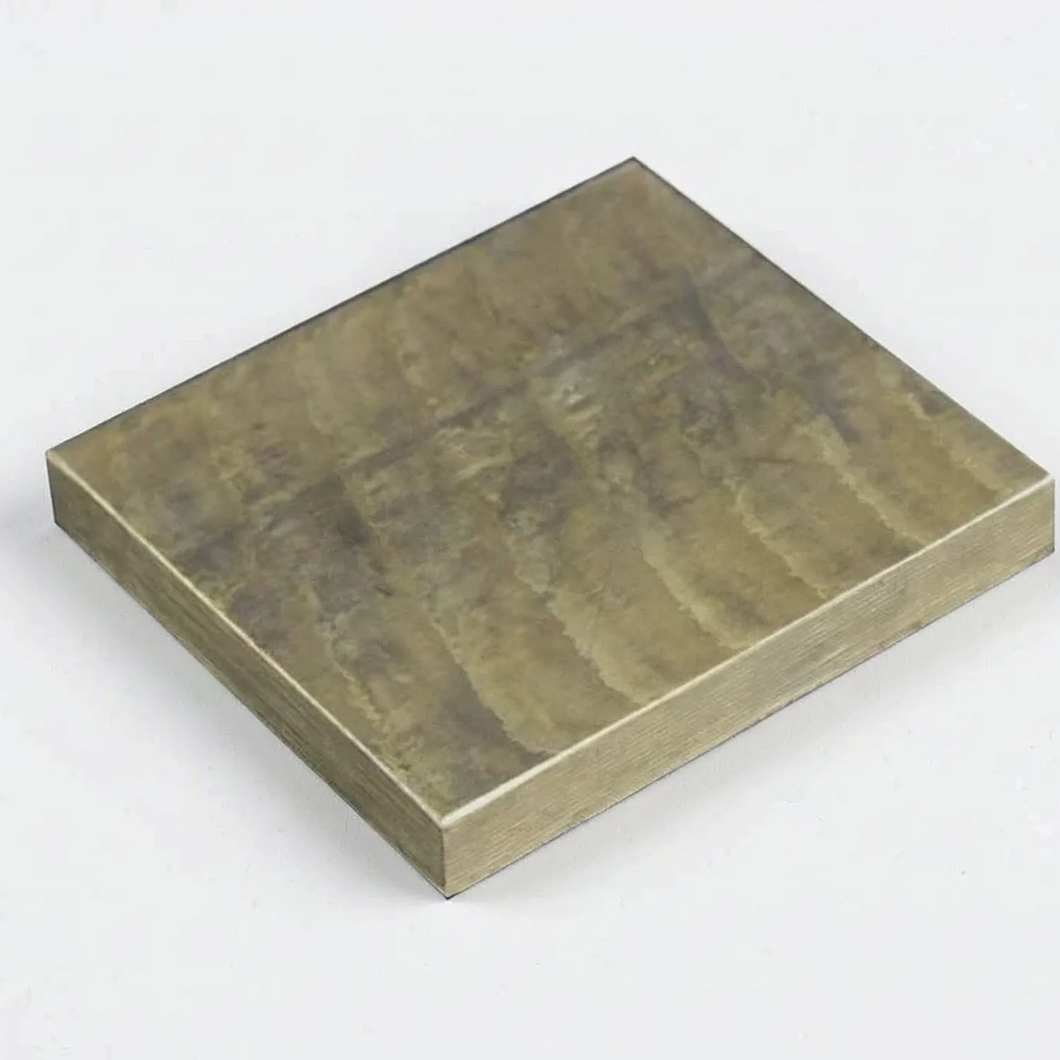 Tin Bronze Block Plate 50x50x10mm CuSn Bronze Square Plate Copper Brass Sheet Bar Stock for DIY Knife Handle Material Machining