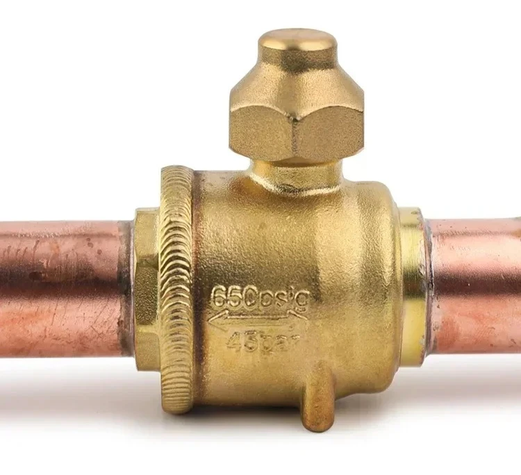 

refrigerant ball valve GBC- 6/10/12/16/22/28 air conditioning refrigeration stop valve cold storage unit valve