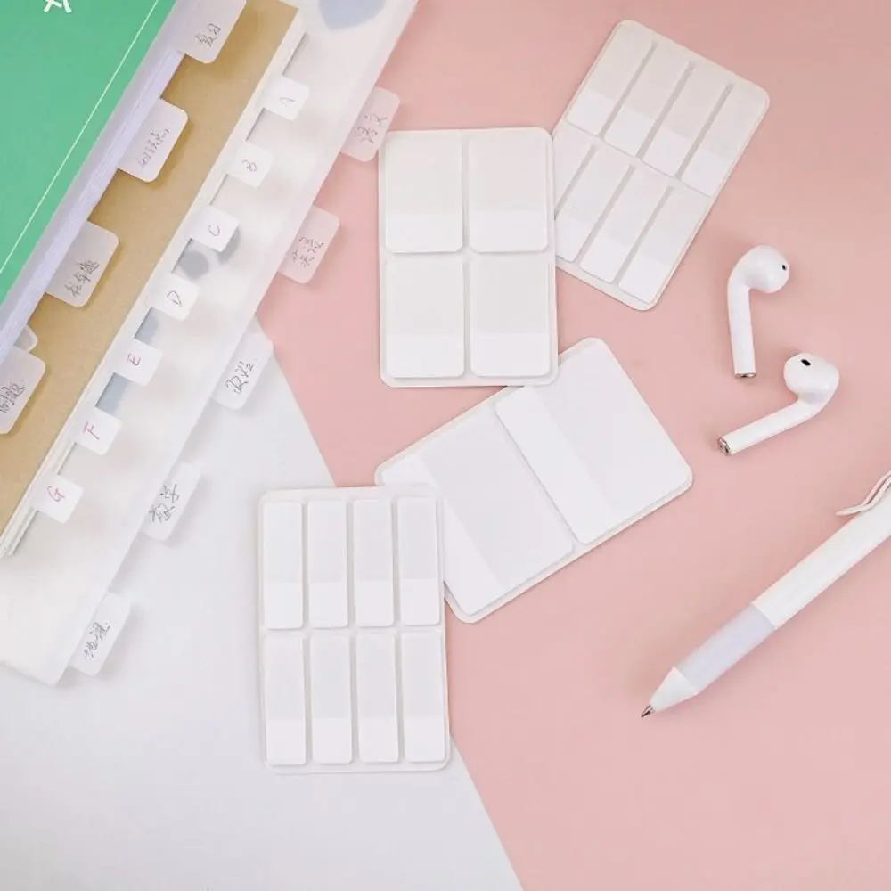 Self Adhesive Planning White Sticky Notes Bookmark To Do List Index Tabs Stickers Reading Flags Tabs Index Memo Pads School