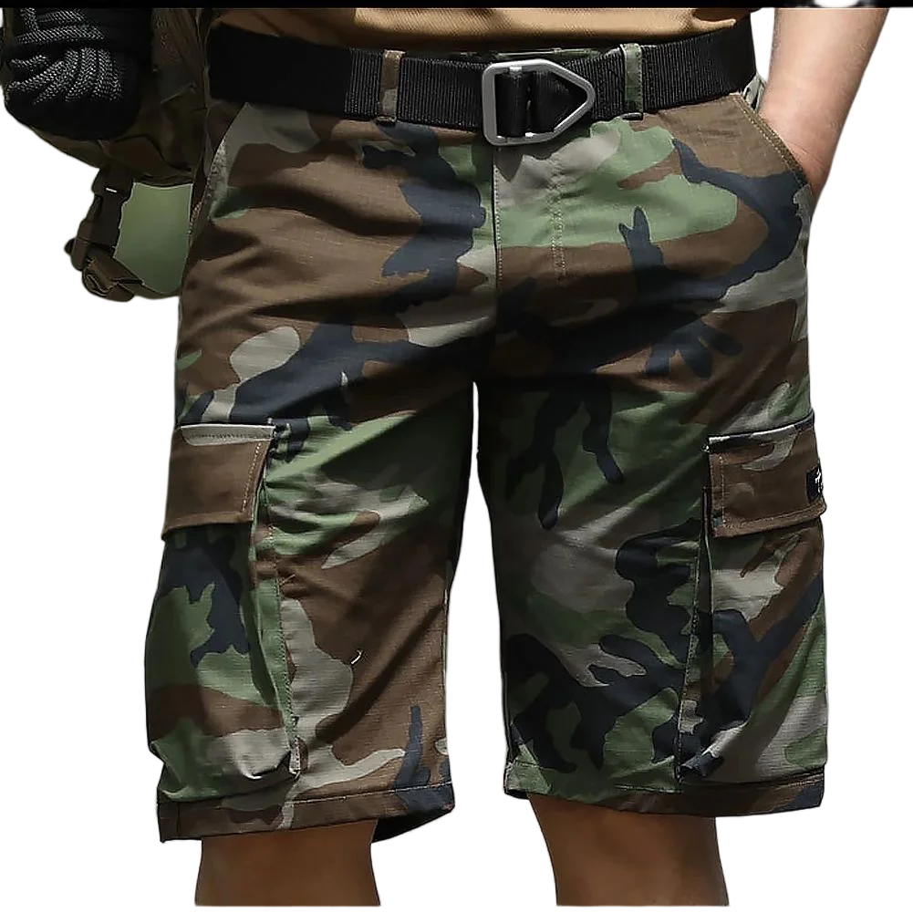 Men Camouflage Gym Streetwear Casual Shorts Male Joggers Pants Tactical Military Outdoors Fitness Beach Shorts Sports Pants