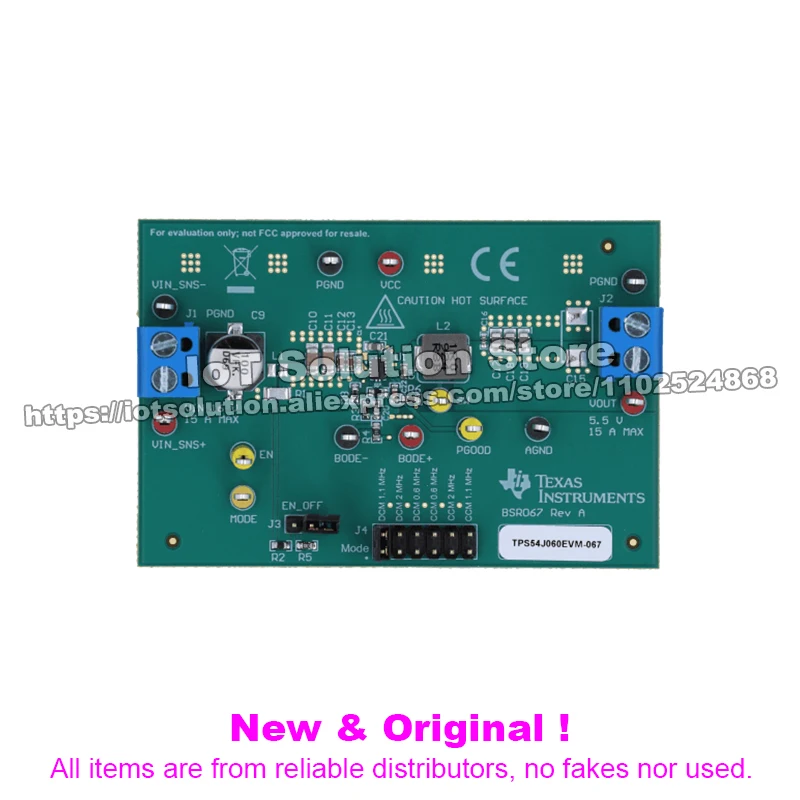 TPS54J060EVM-067 — 4-V to 16-V input voltage, synchronous buck converter evaluation module