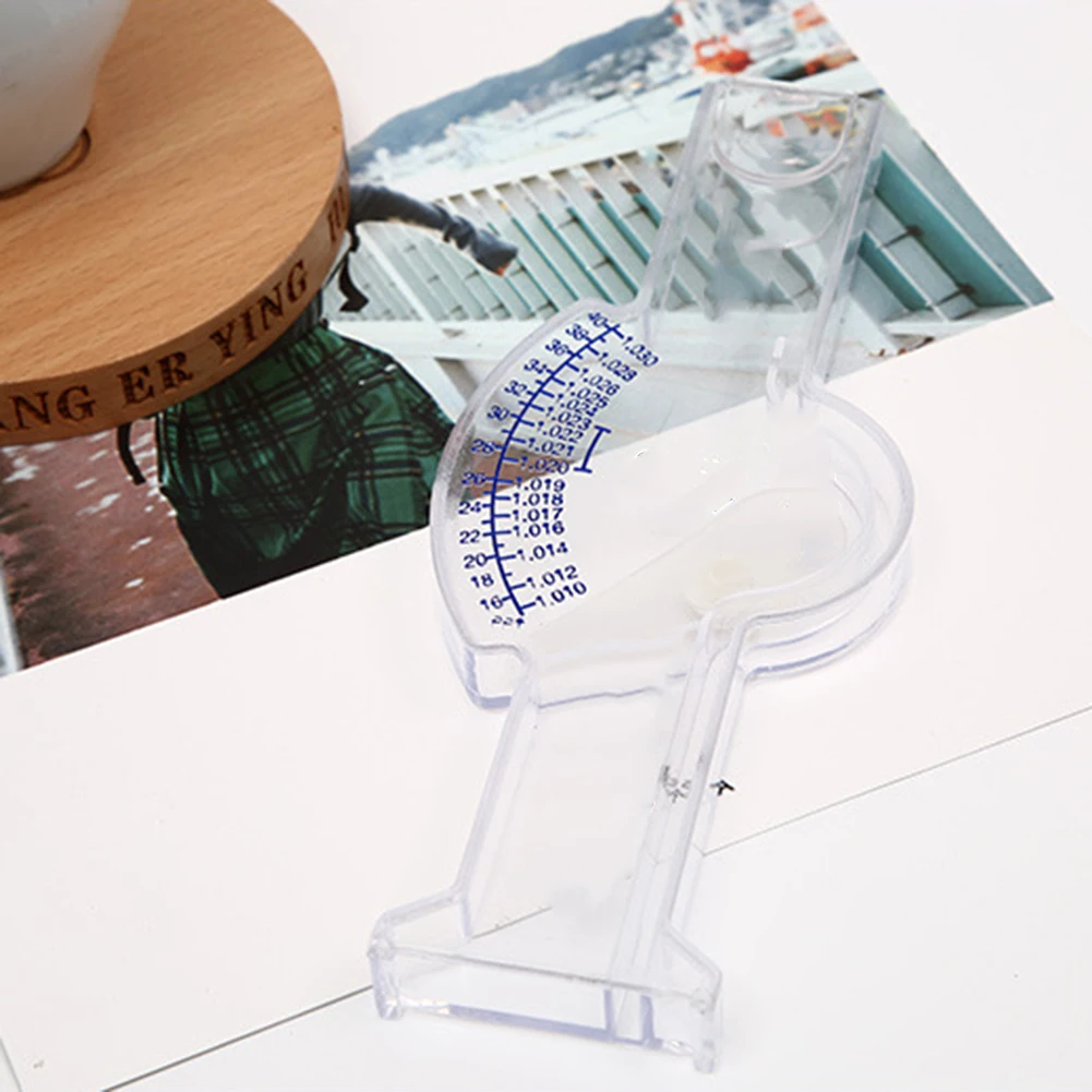 Salinity Hydrometer Plastic Seawater Specific Gravity Tester For Saltwater Reef Marine Fish Tank Aquarium Water Quality Tool