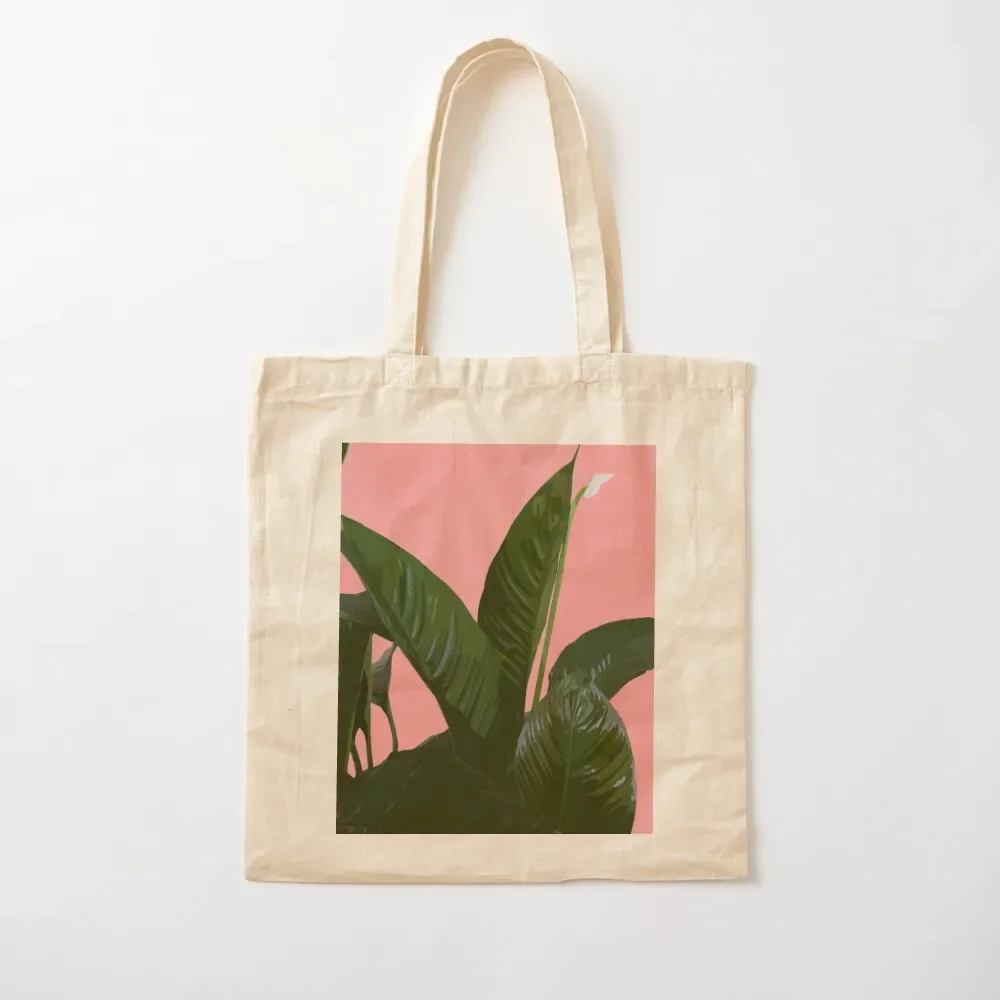 

Peace Lily (Spathiphyllum) - Coral Tote Bag reusable shopping bag bags woman 2025 eco pack Portable shopping bag