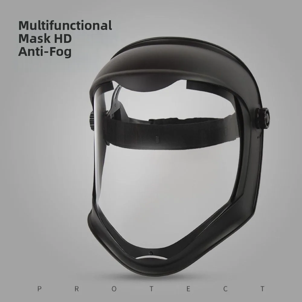 Reusable Anti Fog Full Face Shield Anti Impact Anti Splash Safety Visor Dustproof Lightweight Welding Mask Lawn Work