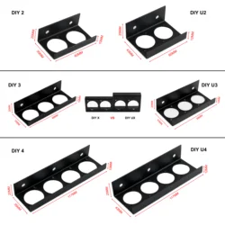 Pro-C DIY PRO Audio Guitar Effect Adaptor Pedal Board Side Port Panel Mount Bracket Kit Accessories