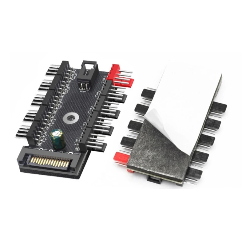 4Pin PWM Cooling Fan HUBs Splitters Fan Regulator for PC Case Efficient Cooling Effective Temperature Regulation Board