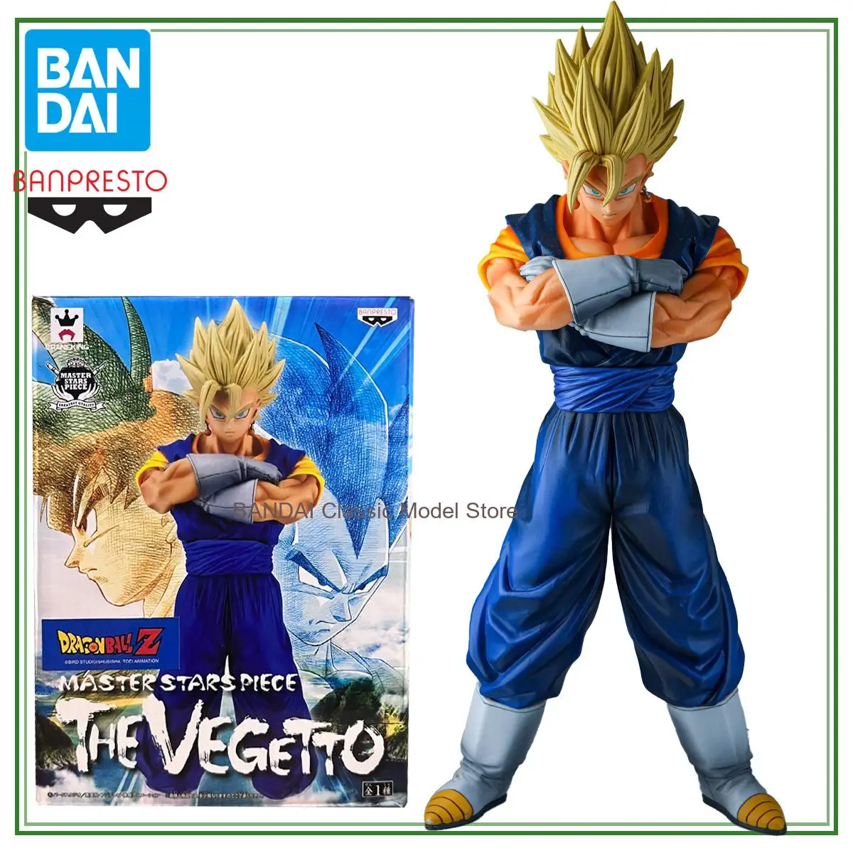 

Bandai оригинальные аниме BANPRESTO msp Dragon Ball Z CLEARISE Super Saiyan Vegetto фигурки Коллекция Модель игрушки