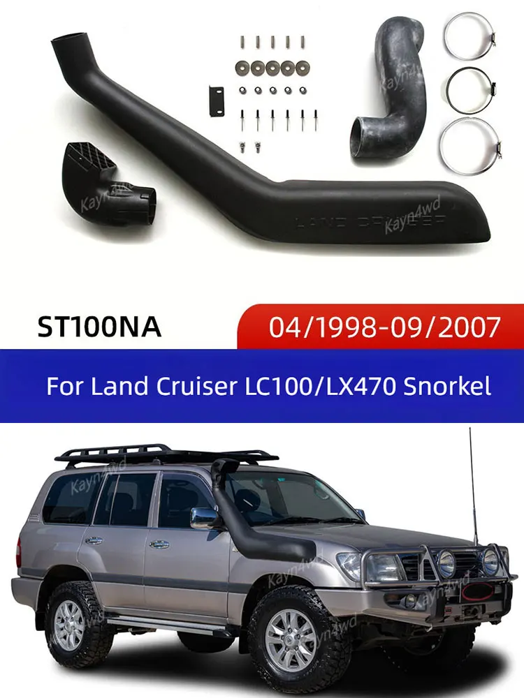 Offroad 4X4 Accessoires Air Ram Inlaat Snorkel Kit Voor 1998-2007 Toyota Land Cruiser Lc100 Fj100/Lexus Lx470 Wading Slangpijp - afbeelding 2