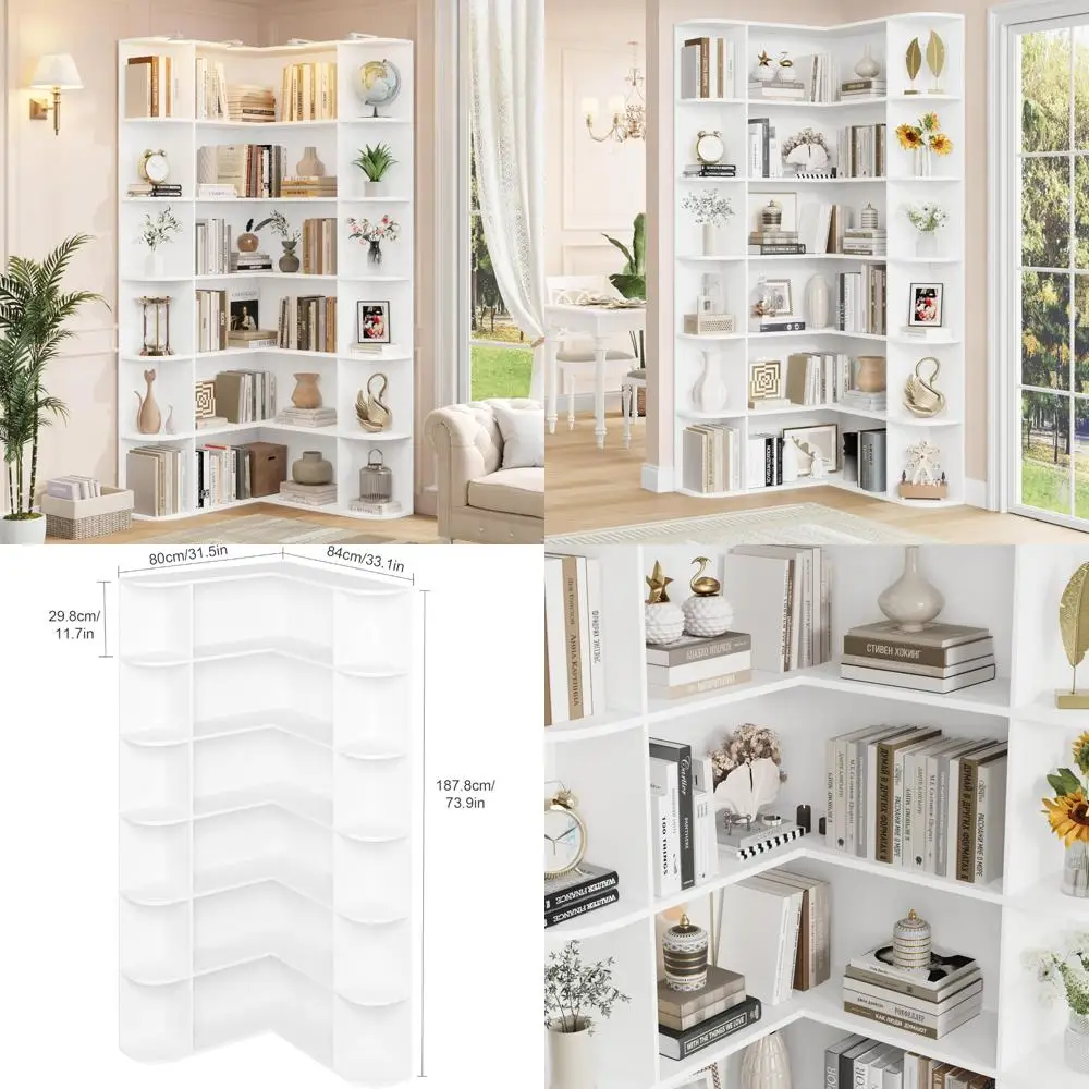 6-Tier L-Shaped Tal…