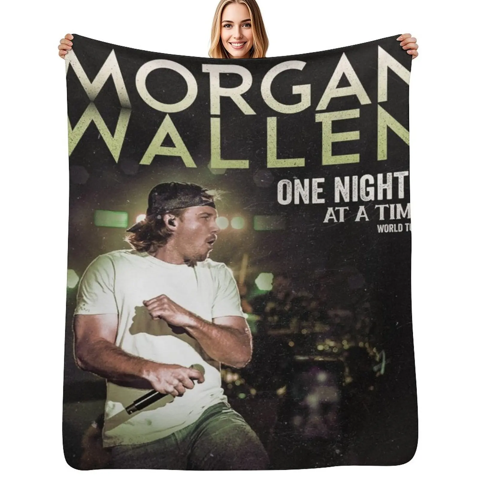 W A L L E N Throw Blanket Foldable Soft Warm Blanket for Outdoor Use