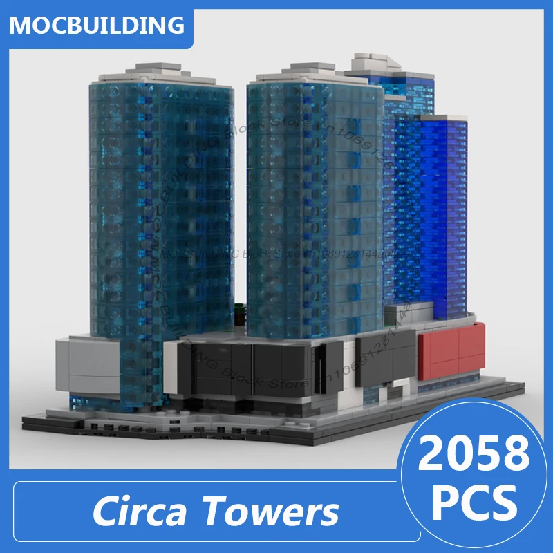 

Sierra Tower масштаб 1:800 модель архитектуры Moc строительные блоки Diy сборка кирпичей коллекция дисплей креативная игрушка в подарок 247 шт.