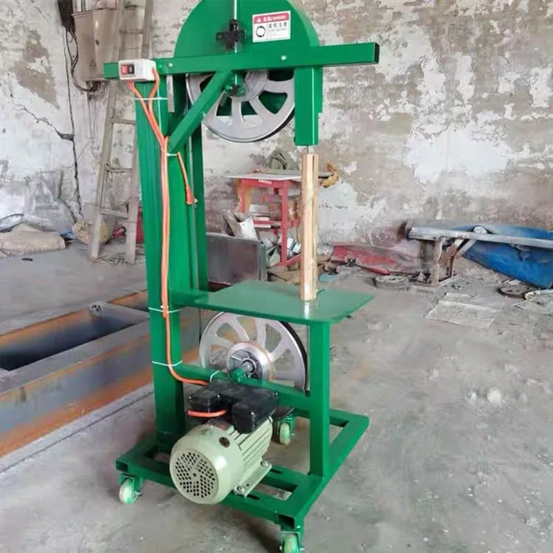 Life wood curve saw small band saw, coffin hand push even head saw woodworking cutting machine
