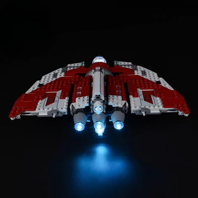 مجموعة إضاءة LED مناسبة لـ LEGO Star Ahsoka Tanos T 6 Jedi Shuttle 75362 (لا تشمل مكعبات البناء)