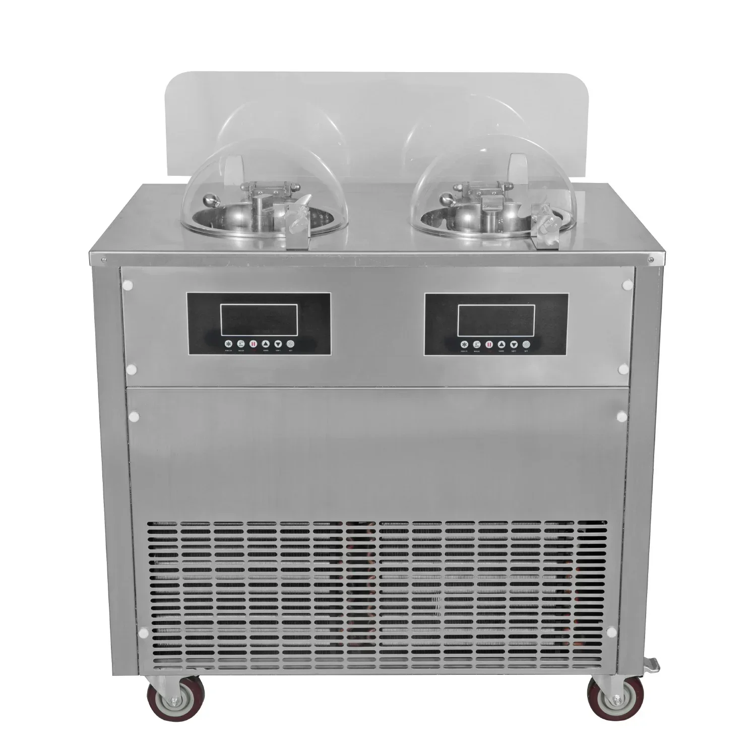 Double Cylinder 20L Ice Cream Gelato Machine Hard Ice Cream Machine Hard Ice Cream Batch Freezer