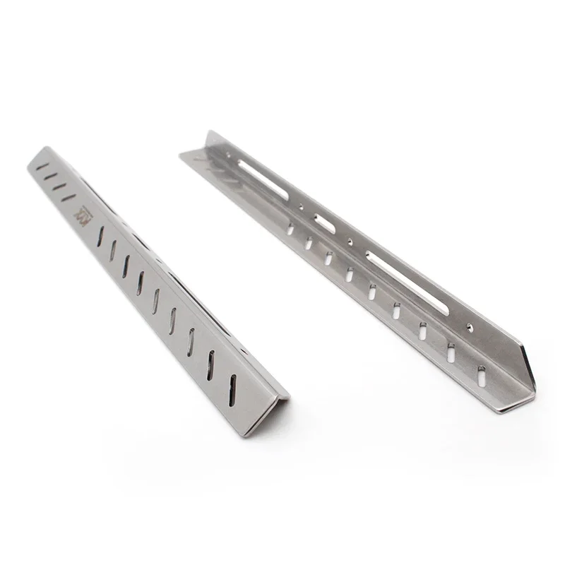 Stainless steel Side pedal guard For 1/10 RC Crawler Car Traxxas TRX-6 Mercedes Benz 6*6 frame Upgrade parts