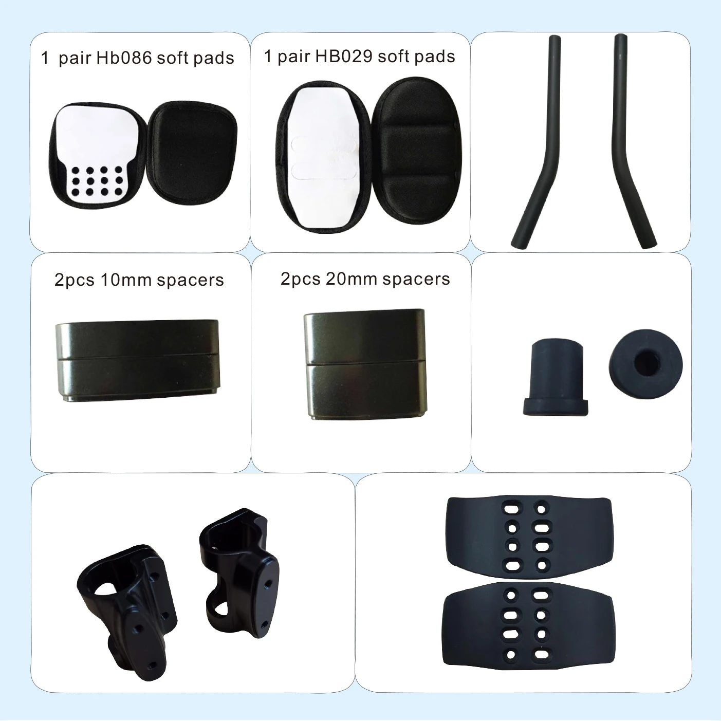 carbon handlebar  TT handlebar spacer , handlebar foam pads  HB086/HB095/HB029  TT handlebar spacer