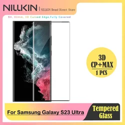 Nillkin screen protector for Samsung Galaxy S23 ultra, 3D CP+Max, full coverage, anti explosion, tempered glass, Tempered Film