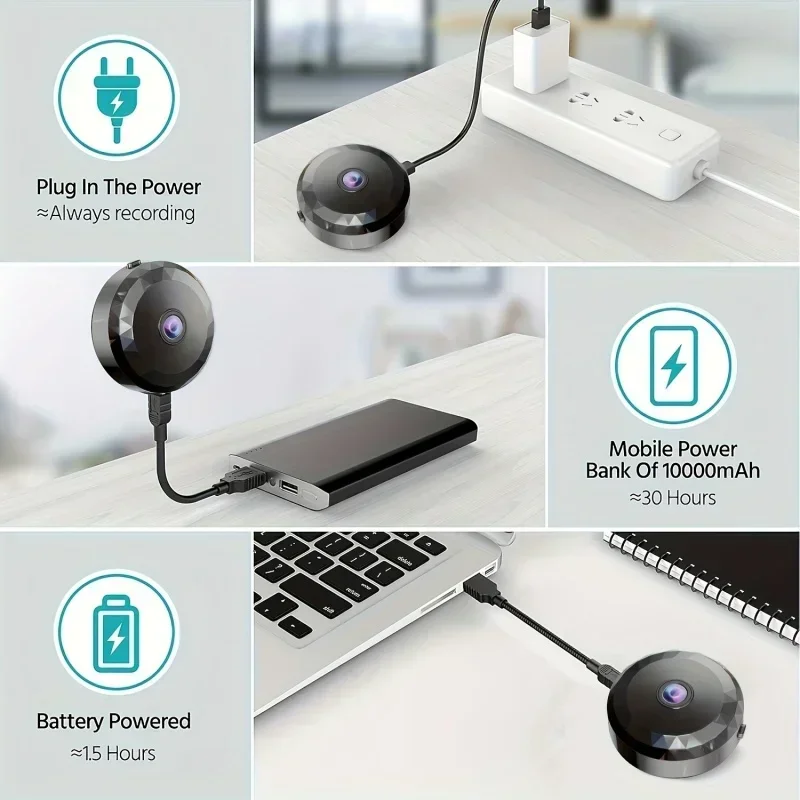 Mini WiFi Camera 1080P HD Wireless Security Camera Security Protection Voice Video Surveillance Night Version Camcorder 2026 New image 3