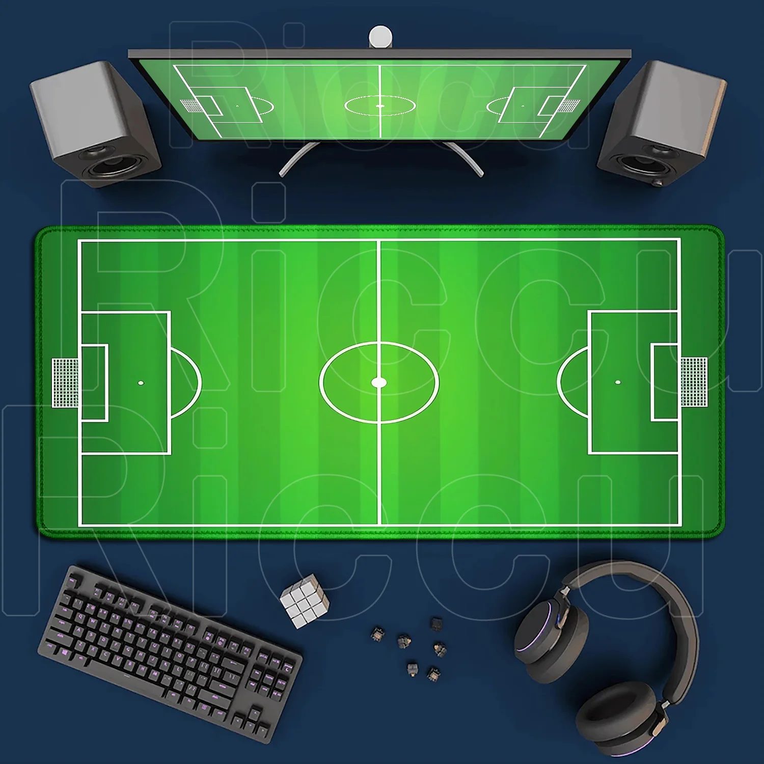 

Football Enthusiasts Table Pad Football Field Game Mouse Pad Rubber Non-slip Desk Mat Computer Keyboard Pads Soccer XXL Mousepad