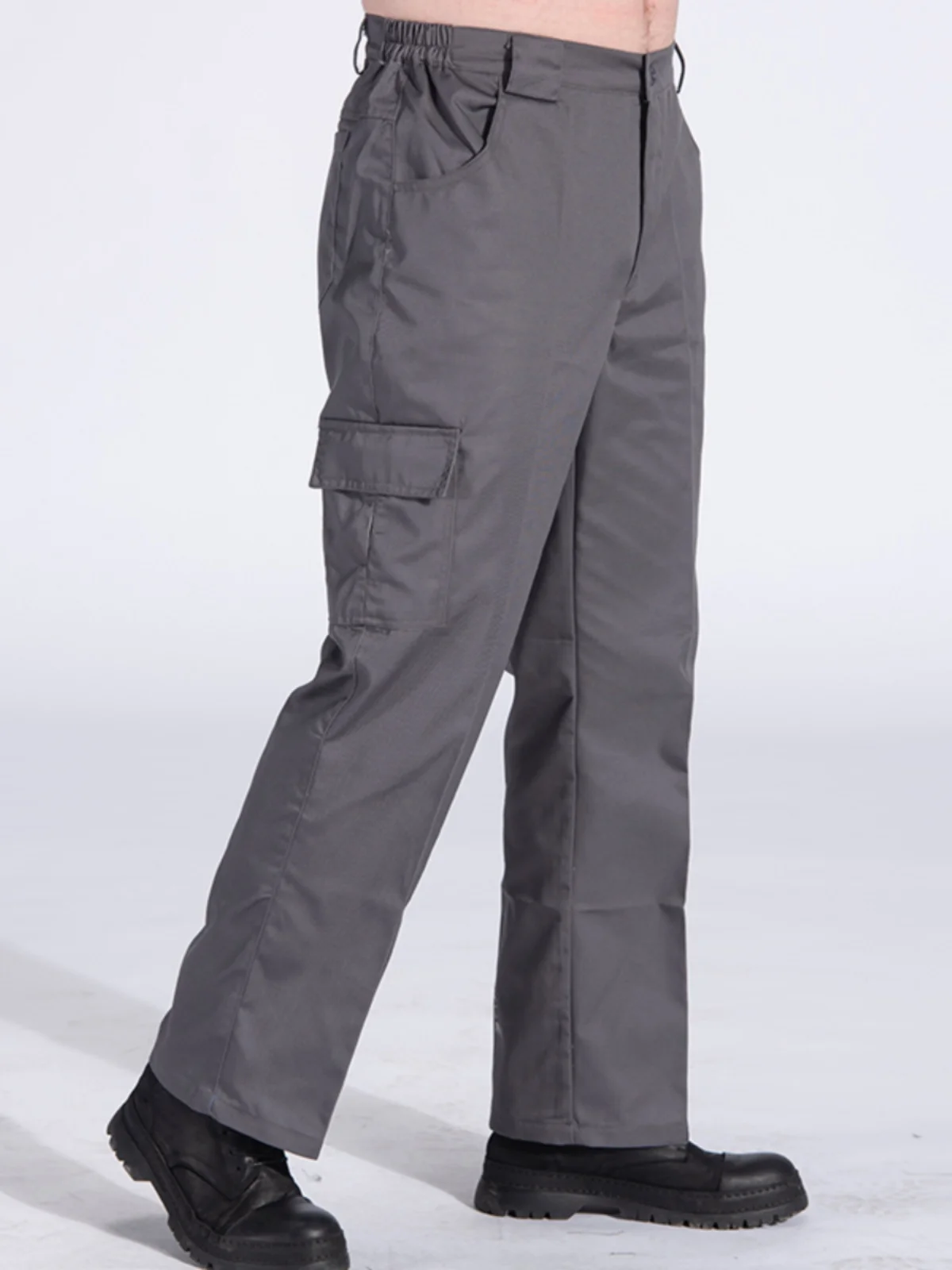 

Loose Wear Resistant Car Repair Work Pants for Men Summer Work Uniform Cotton Blend Fabric Factory Workshop Uniforms