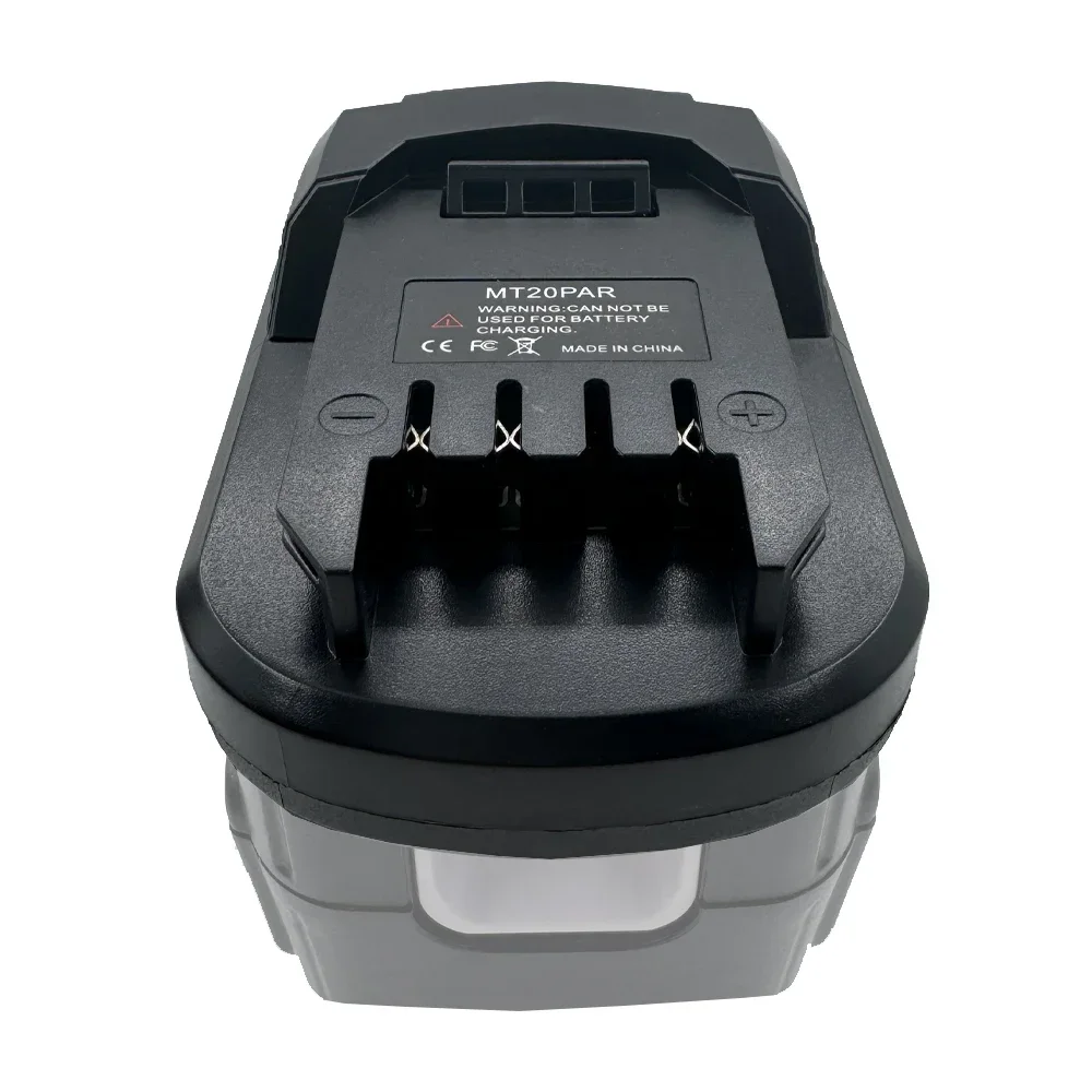 Imagem -03 - Adaptador de Bateria para Makita 18v Li-ion Battery Converter Parkside 20v Ferramentas Elétricas Mt20par