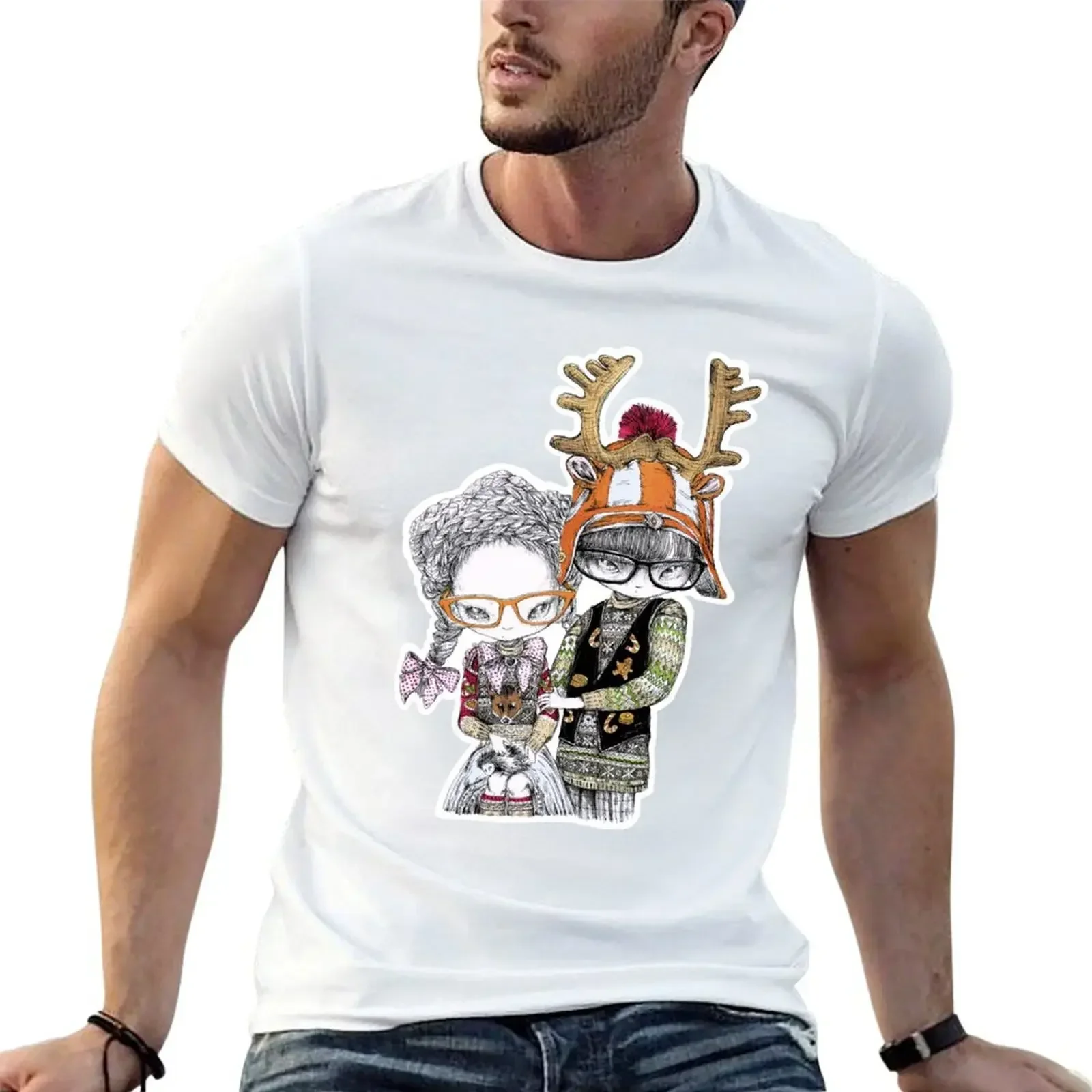 Hansel & Gretel - ? Art by Carine-M T-Shirt sublime kawaii clothes graphic tee shirt t shirts for men