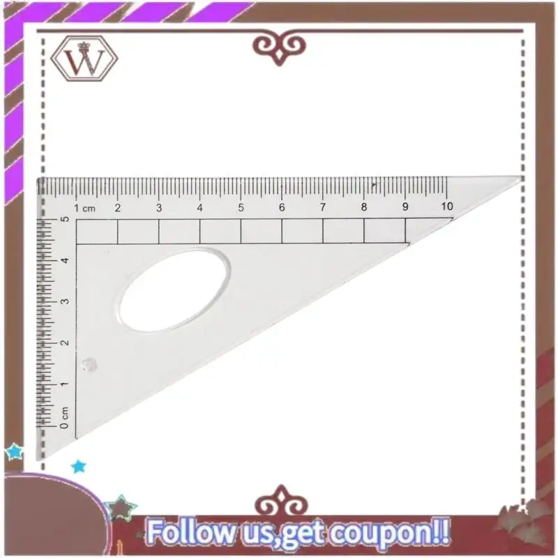 ชุดเรขาคณิตคณิตศาสตร์ 10 ชิ้นล่าสุดชุดอุปกรณ์นักเรียนสําหรับการร่างและการวาดภาพพร้อมกล่องเก็บของกันแตก